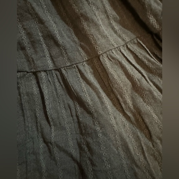 NWT AE Aerie Boho Crochet Tiered Green Dress XS - Picture 9 of 12